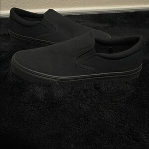 Classic Black Slip-On Men's Shoes